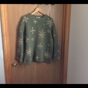 Green Wool Sweater